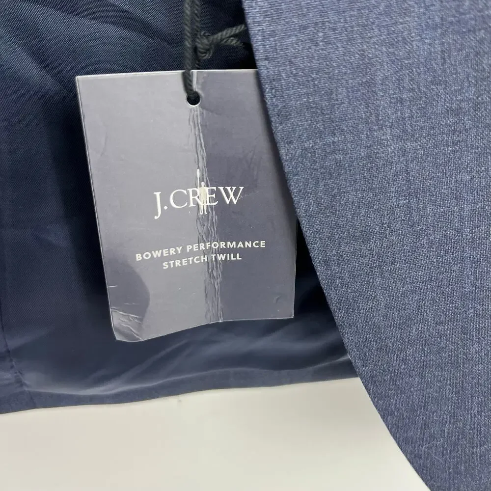 J. Crew Ludlow Slim-Fit Suit Jacket 100% Italian Wool Deep Pacific Size 38R NWT